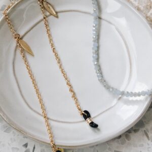Brilkoortje</br> Bead It</br> Kleur: Gold/Blue